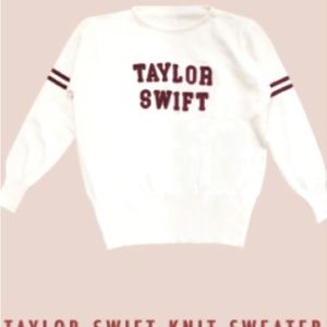 taylor swift red tv era knit sweater